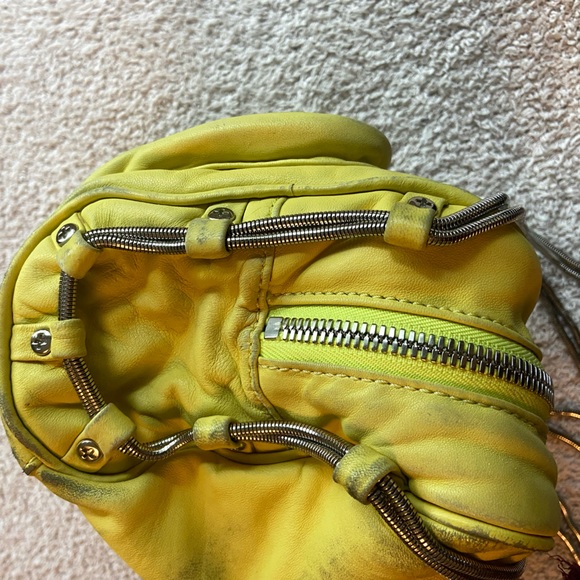 Alexander Wang ‘Brenda’ leather shoulder bag in Citrus 💛☀️✨ - Picture 8 of 11